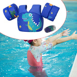 Maxbell Baby Swim Flotation Vest Toddlers Swim Float Vest Blue Dinosaur