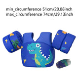 Maxbell Baby Swim Flotation Vest Toddlers Swim Float Vest Blue Dinosaur
