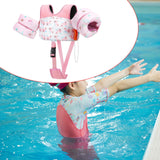 Maxbell Baby Swim Flotation Vest Toddlers Swim Float Vest Pink Little Dolphin