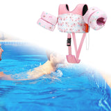 Maxbell Baby Swim Flotation Vest Toddlers Swim Float Vest Pink Little Dolphin