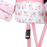 Maxbell Baby Swim Flotation Vest Toddlers Swim Float Vest Pink Little Dolphin