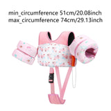 Maxbell Baby Swim Flotation Vest Toddlers Swim Float Vest Pink Little Dolphin