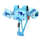 Maxbell Baby Swim Flotation Vest Toddlers Swim Float Vest Light Blue L Shark
