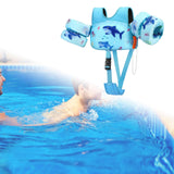 Maxbell Baby Swim Flotation Vest Toddlers Swim Float Vest Light Blue L Shark