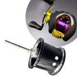 Maxbell Fishing Reel Spool Aluminum Lightweight Baitcasting Reel Spool for cc80 CR80 Black