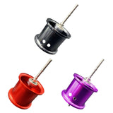 Maxbell Fishing Reel Spool Aluminum Lightweight Baitcasting Reel Spool for cc80 CR80 Black