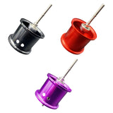 Maxbell Fishing Reel Spool Aluminum Lightweight Baitcasting Reel Spool for cc80 CR80 Black