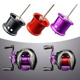 Maxbell Fishing Reel Spool Aluminum Lightweight Baitcasting Reel Spool for cc80 CR80 Black