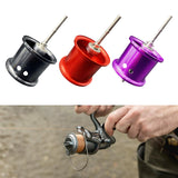 Maxbell Fishing Reel Spool Aluminum Lightweight Baitcasting Reel Spool for cc80 CR80 Black