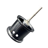 Maxbell Fishing Reel Spool Aluminum Lightweight Baitcasting Reel Spool for cc80 CR80 Black