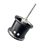 Maxbell Fishing Reel Spool Aluminum Lightweight Baitcasting Reel Spool for cc80 CR80 Black