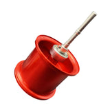 Maxbell Fishing Reel Spool Aluminum Lightweight Baitcasting Reel Spool for cc80 CR80 Red