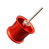 Maxbell Fishing Reel Spool Aluminum Lightweight Baitcasting Reel Spool for cc80 CR80 Red