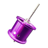 Maxbell Fishing Reel Spool Aluminum Lightweight Baitcasting Reel Spool for cc80 CR80 Purple