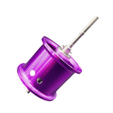 Maxbell Fishing Reel Spool Aluminum Lightweight Baitcasting Reel Spool for cc80 CR80 Purple