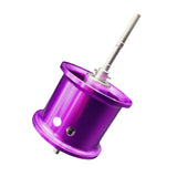 Maxbell Fishing Reel Spool Aluminum Lightweight Baitcasting Reel Spool for cc80 CR80 Purple