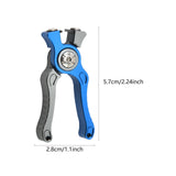 Maxbell Fishing Line Cutter Plier Non Slip Replacement Compact Lightweight Equipment Gray Blue