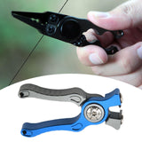 Maxbell Fishing Line Cutter Plier Non Slip Replacement Compact Lightweight Equipment Gray Blue