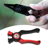 Maxbell Fishing Line Cutter Plier Non Slip Replacement Compact Lightweight Equipment Red Black