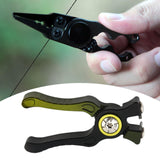 Maxbell Fishing Line Cutter Plier Non Slip Replacement Compact Lightweight Equipment Dark Green Black