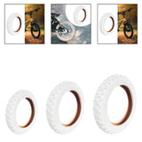 Maxbell Bike Outer Tire Heavy Duty Good Water Drainage Parts Easy Installation White 12 Inch