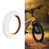Maxbell Bike Outer Tire Heavy Duty Good Water Drainage Parts Easy Installation White 12 Inch