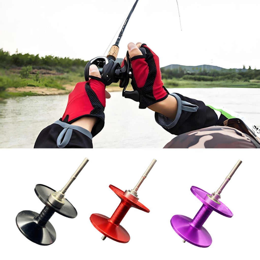 Maxbell Fishing Reel Spool Fishing Reel Modification Baitcasting Reel Spool for CR80 Black
