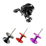 Maxbell Fishing Reel Spool Fishing Reel Modification Baitcasting Reel Spool for CR80 Black