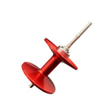 Maxbell Fishing Reel Spool Fishing Reel Modification Baitcasting Reel Spool for CR80 Red