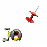 Maxbell Fishing Reel Spool Fishing Reel Modification Baitcasting Reel Spool for CR80 Red
