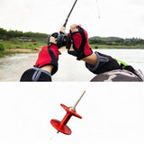 Maxbell Fishing Reel Spool Fishing Reel Modification Baitcasting Reel Spool for CR80 Red