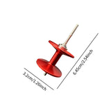 Maxbell Fishing Reel Spool Fishing Reel Modification Baitcasting Reel Spool for CR80 Red
