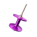 Maxbell Fishing Reel Spool Fishing Reel Modification Baitcasting Reel Spool for CR80 Violet
