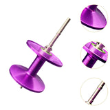 Maxbell Fishing Reel Spool Fishing Reel Modification Baitcasting Reel Spool for CR80 Violet