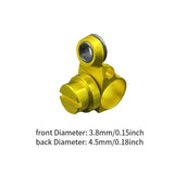 Maxbell Fishing Reel Adjust Button Stable Portable Spre Parts Fishing Reel Accessory yellow