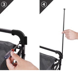 Maxbell Canopy for Wagon Attachment Awning Canopy for Garden Wagon for Garden Picnic