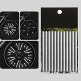 Maxbell 12x Bicycle Spoke Reflectors Bike Wheel Reflectors for Cycling Biking Riding