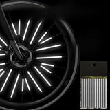 Maxbell 12x Bicycle Spoke Reflectors Bike Wheel Reflectors for Cycling Biking Riding