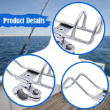 Maxbell Fishing Rod Holder Professional Adjustable Pole Holder for Ship Yacht Marine 25mm