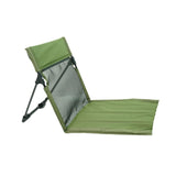 Maxbell Camping Floor Chair Stadium Chair Foldable Cushion for Traveling Yard Picnic Green
