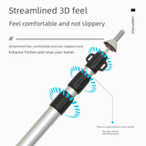 Maxbell Tent Poles Tent Accessories Universal Awning Poles for Hiking Garden Camping Silver