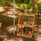 Maxbell Tent Poles Tent Accessories Universal Awning Poles for Hiking Garden Camping Silver