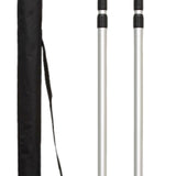 Maxbell Tent Poles Tent Accessories Universal Awning Poles for Hiking Garden Camping Silver