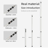 Maxbell Tent Poles Tent Accessories Universal Awning Poles for Hiking Garden Camping Black