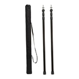 Maxbell Tent Poles Tent Accessories Universal Awning Poles for Hiking Garden Camping Black