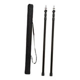 Maxbell Tent Poles Tent Accessories Universal Awning Poles for Hiking Garden Camping Black