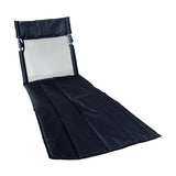 Maxbell Portable Folding Camping Chair Compact Sturdy Wear Resistant Mesh Lawn Chair Black