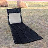 Maxbell Portable Folding Camping Chair Compact Sturdy Wear Resistant Mesh Lawn Chair Black