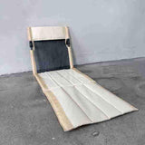 Maxbell Portable Folding Camping Chair Compact Sturdy Wear Resistant Mesh Lawn Chair Beige White