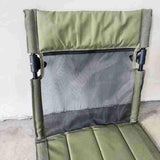 Maxbell Portable Folding Camping Chair Compact Sturdy Wear Resistant Mesh Lawn Chair Green